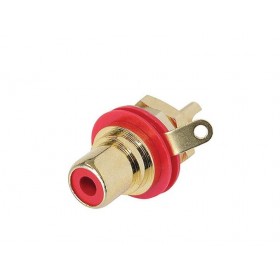 Rean NYS367-2 RCA Hembra rojo chassis