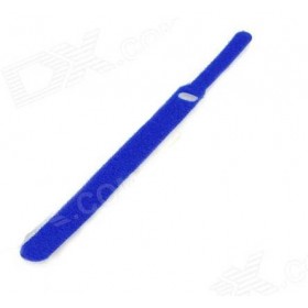 Rip-Tie Y-08-900-BU Amarra Azul 1/2x8'' velcro