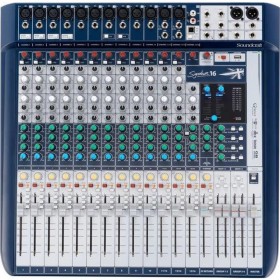 Soundcraft Signature 16 Mixer 16 canales analogo con USB Record
