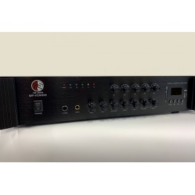 PSG MP-VCM350 Amp/Mixer Install 70/100V 5 zonas