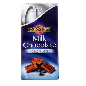 Quickbury 40500 Chocolate Milk 75 gr Sin Azucar
